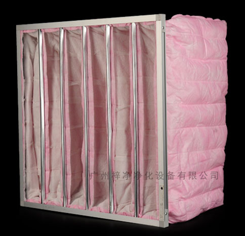 空調(diào)過濾器F7袋式濾料的平均效率為85%。